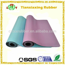 Eco goma gimnasio ejercer anti deslizamiento PU Yoga Mat